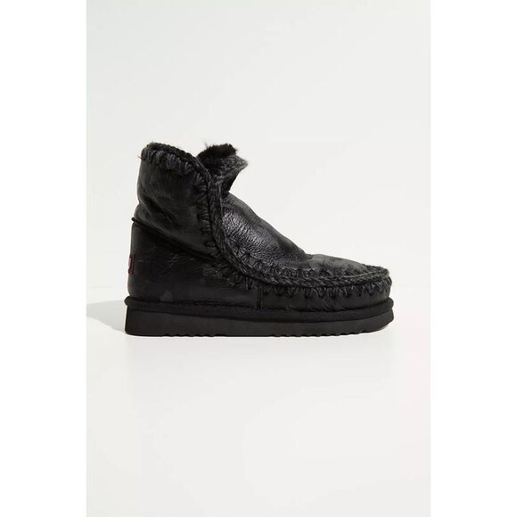 Free People x MOU Camo Glacier Sheepskin Shearling Fur Boots $325 Sz 37 - Picture 1 of 3